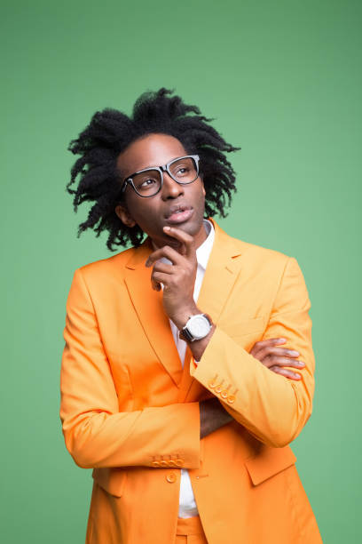 istock Portrait of thoughtful elegant man 1430980002
