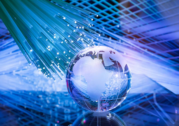 istock earth globe against fiber optic background 1430983756