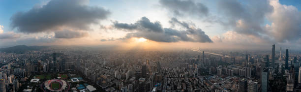 istock aerial photo of  Panoramic skyline  changsha china 1430986104