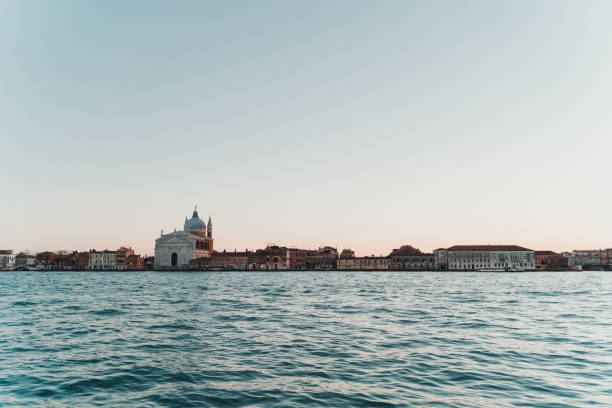 istock Venice Shore at Sunset in Italy 1430995114