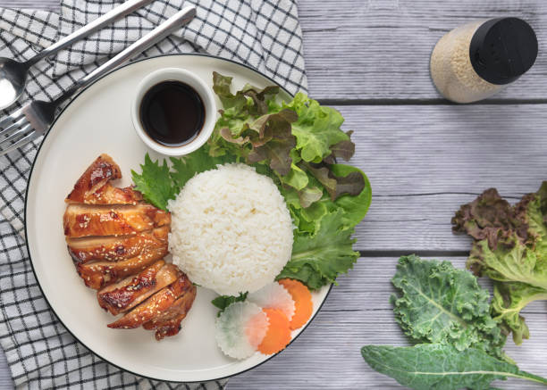 istock Grilled Chicken Teriyaki with Rice 1431001533