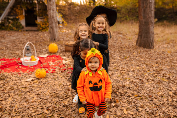 istock Joyful Halloween holiday in nature 1431007663