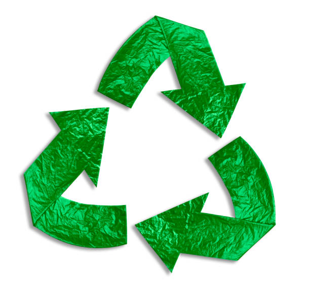 istock The icon of processing of garbage packages and plastic. 1431007800
