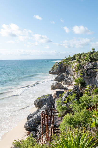 istock Beautiful tropical beach in Tulum, Mexico 1431013798