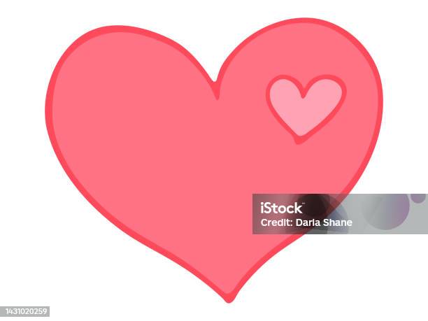 Amso Vector Ilustración de Dibujo A Mano Corazón y más Vectores Libres de Derechos ...