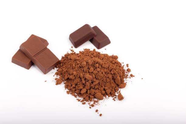 istock cocoa powder and chocolate bars  isolated on white background 1431032720