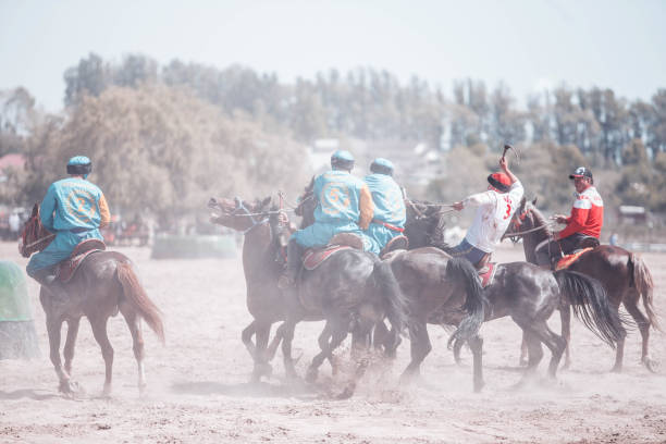 Bayinbuluke Grassland, Xinjiang, China, Asia. Grassland Ranch.