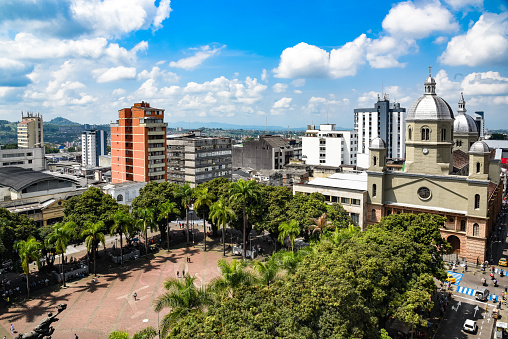 The Cathedral of Our Lady of Poverty is the cathedral church of Catholic worship located in the city of Pereira, Colombia, capital of the department of Risaralda. The temple is consecrated to the Virgin Mary under the invocation of the Virgin of Poverty.