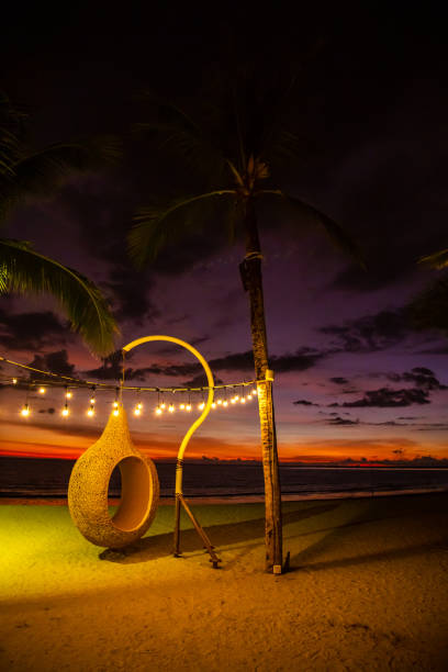 istock Sunset at Khao Lak beach, Thailand 1431035091