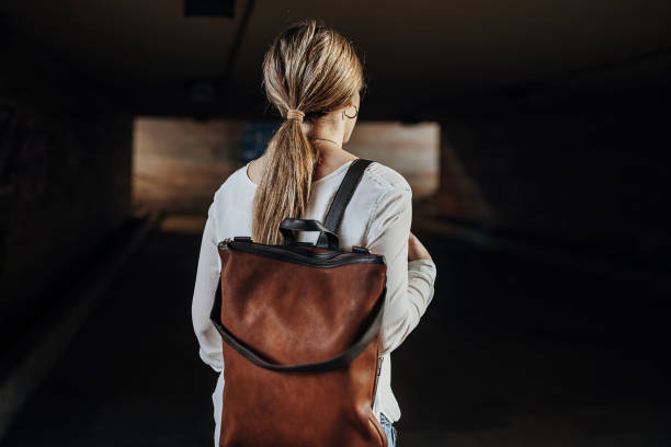 istock Woman with modern bag 1431037135