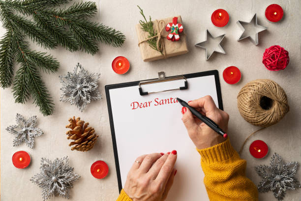 istock Women's hands and New Year's letter 1431038908