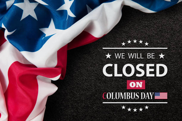 istock Columbus Day Background Design. We will be Closed on Columbus Day. 1431051110