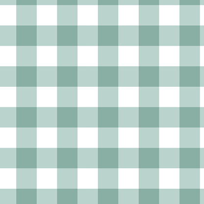 Classic checkered seamless pattern. Geometric gingham background. Autumnal color. Vector illustration, flat design