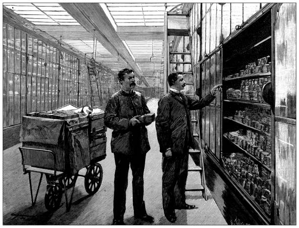 Antique image: Bank of France (Banque de France)