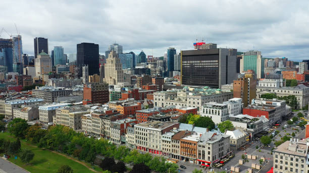 istock Aerial of Montreal, Quebec, Canada skyline 1431068288