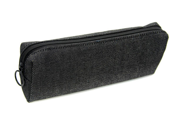 istock Long pencil pen case container isolated on the white background 1431074152