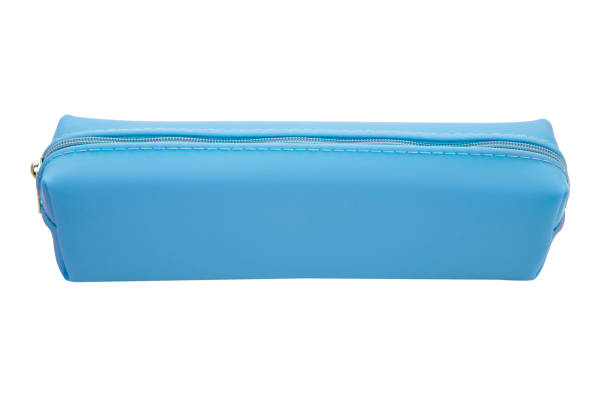 istock Long pencil pen case container isolated on the white background 1431074262