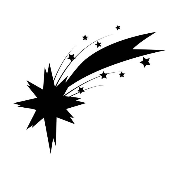 Christmas. Falling Star of Bethlehem.On a white background. For your design. Christmas. Falling Star of Bethlehem.On a white background. For your design bethlehem star stock illustrations