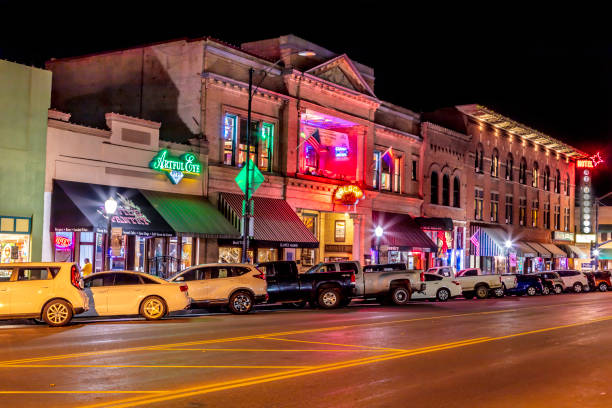 Historic Whiskey Row in Prescott stock photo