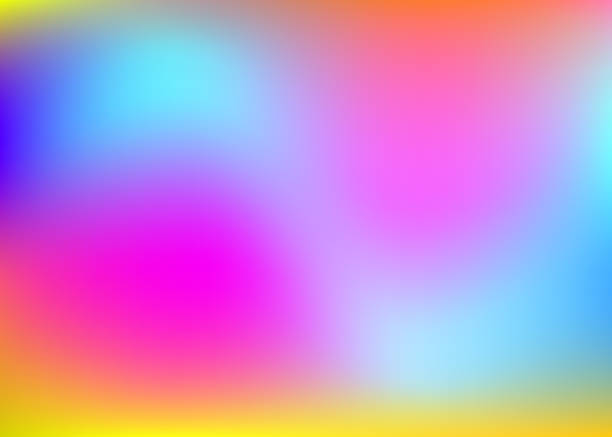 istock Hologram Gradient. Holographic Background. Modern Light. Retro Futuristic Backdrop. Purple Blur Texture. Shiny Glitter. Pearlescent Background. Vintage Flyer. Blue Hologram Gradient 1431078886