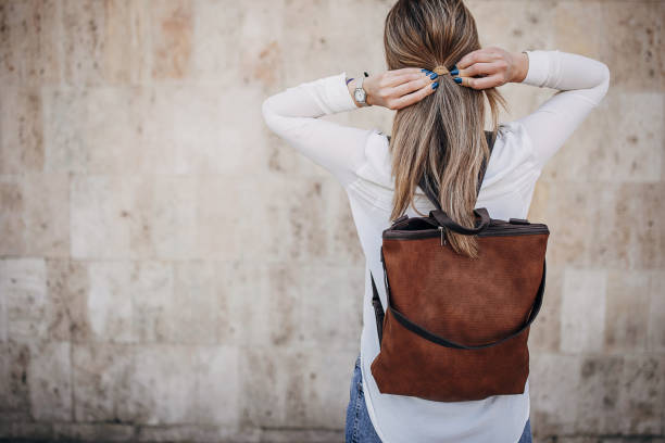istock Woman with modern bag 1431079463
