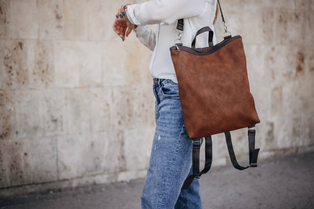 istock Woman with modern bag 1431079577