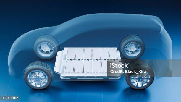 Transparent View Inside Electric Vehicle With Lithium Ion Battery Module Xray Suv Car Energy Storage System Design With Liion Rechargeable Cell Pack Housing 3d Rendering Transportation Technology Stock Photo - Download Image Now
