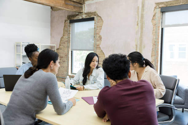 istock Diverse group of colleagues meeting 1431081261