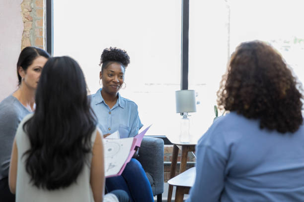 istock Adult female engineering students meet 1431081352