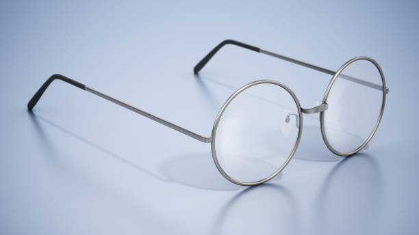 istock Round eyeglasses with thin metal rim 1431082789
