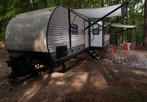 istock RV set up with both awnings out 1431102102
