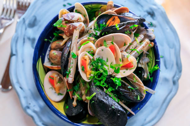 istock Seafood salad Italian food 1431115256