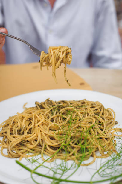 istock Italian food PASTA on a fork 1431115258