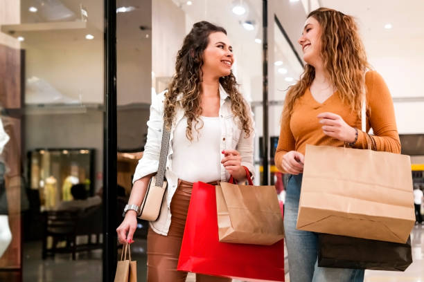 istock Two women making shopping. 1431115374