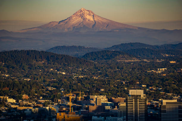 istock Mt. Hood and Portland 1431118857