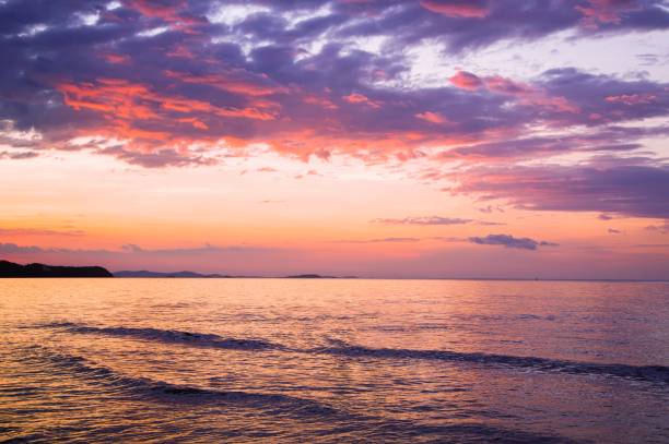 istock View of sea with sunset sky for nature background 1431163423