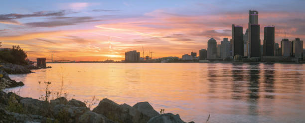 istock Detroit, Michigan - Skyline at Dusk 1431174127