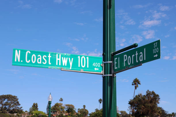 istock Coast Highway 101 Road Sign 1431208936