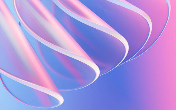 istock Abstract curves and geometric figure, multilevel curves, 3d rendering. 1431213078
