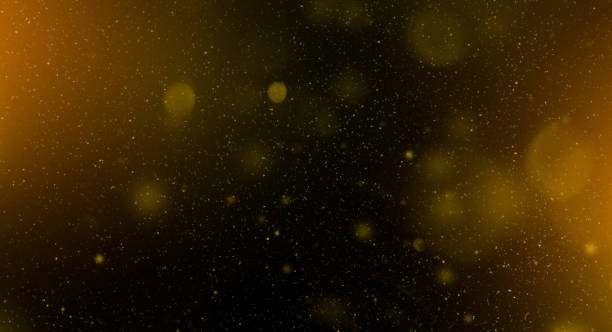 istock Gold colorful starry sky, horizontal galaxy background 1431226313