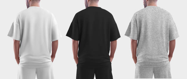 istock Isolated mockup of oversized men's t-shirt for design, print, pattern. 1431252332