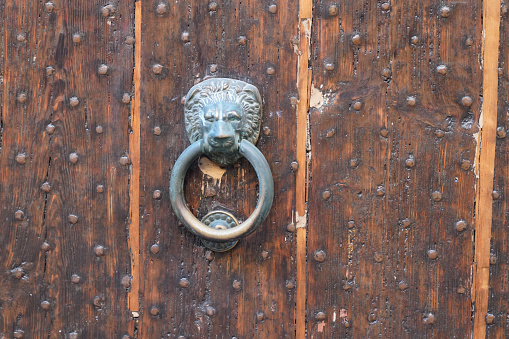 Traditional old door knocker