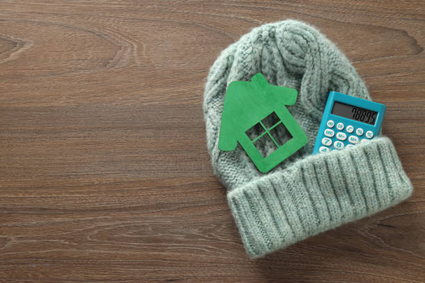 istock Concept of high costs of heating, space for text 1431262881