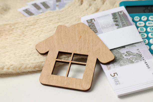 istock Concept of payment for heating, rise in heating prices 1431263887