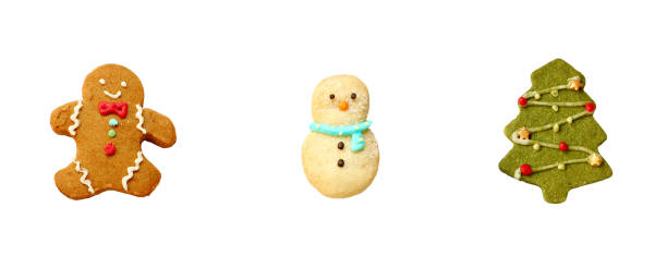 istock Set of Delectable Christmas Cookies Isolated on white background 1431265118