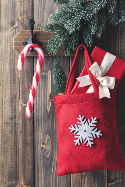 istock Hanging Christmas decor with various ornaments, decoration. 1431284520