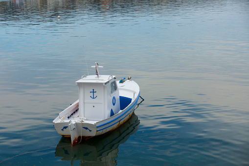 Fisherman boat in Leros Island, Greece