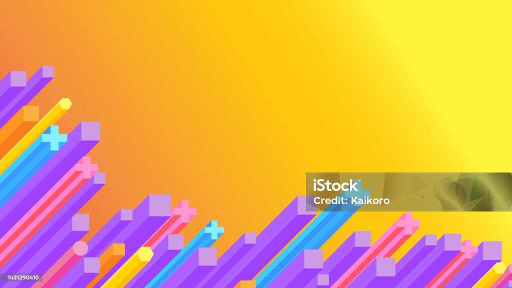 Abstract Background Colorful Basic Geometry 002 Stock Illustration ...