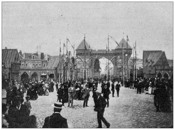 istock Antique image: French President Felix Faure in Saint Quentin, Inauguration of monument 1431296634