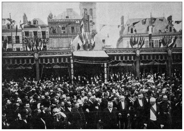 istock Antique image: French President Felix Faure in Saint Quentin, Inauguration of monument 1431296726